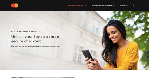 Mastercard Payment Passport Service Web Page